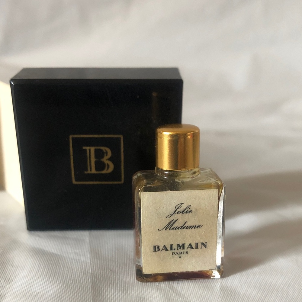 Balmain Jolie Madame mini bottle full; in original bake light case